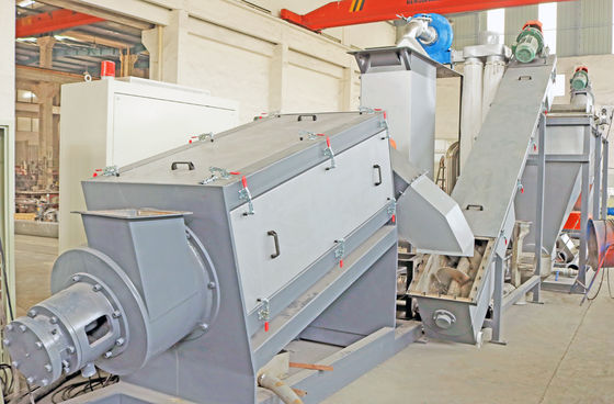 LDPE Film Pp Pe Film Washing System 500kg/Hr Wet Crusher