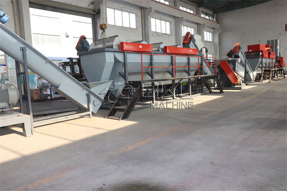 Tas Film HDPE Peralatan Daur Ulang Plastik Menghancurkan Cuci Pengeringan